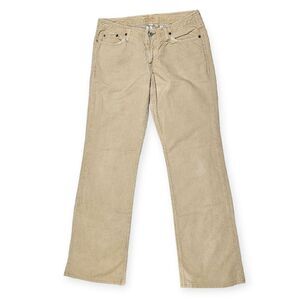 Lucky Brank Dungarees Tan Coudoury  USA Made Vintage Pants Women's Size‎ 8